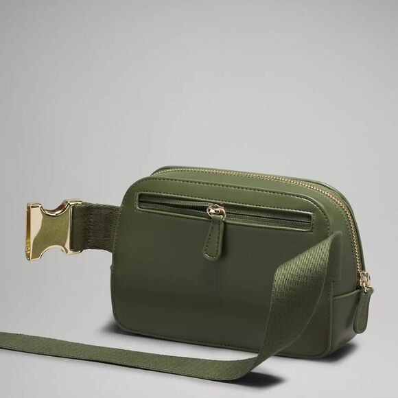 NWT Lululemon | Everywhere Belt Bag 1L Leather Alternative Cactus Purse - Picture 3 of 9